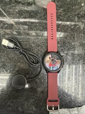 Galaxy Watch 3 45mm Smartwatch – Black/Red